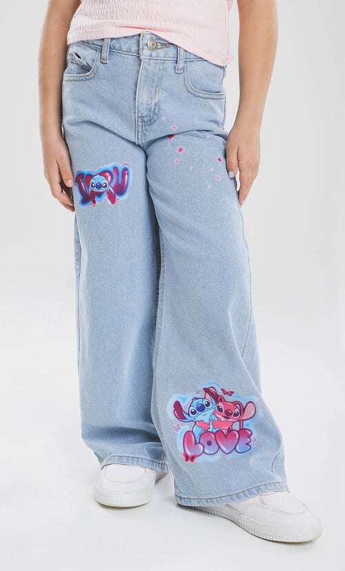 Jeans Ángel & Stitch